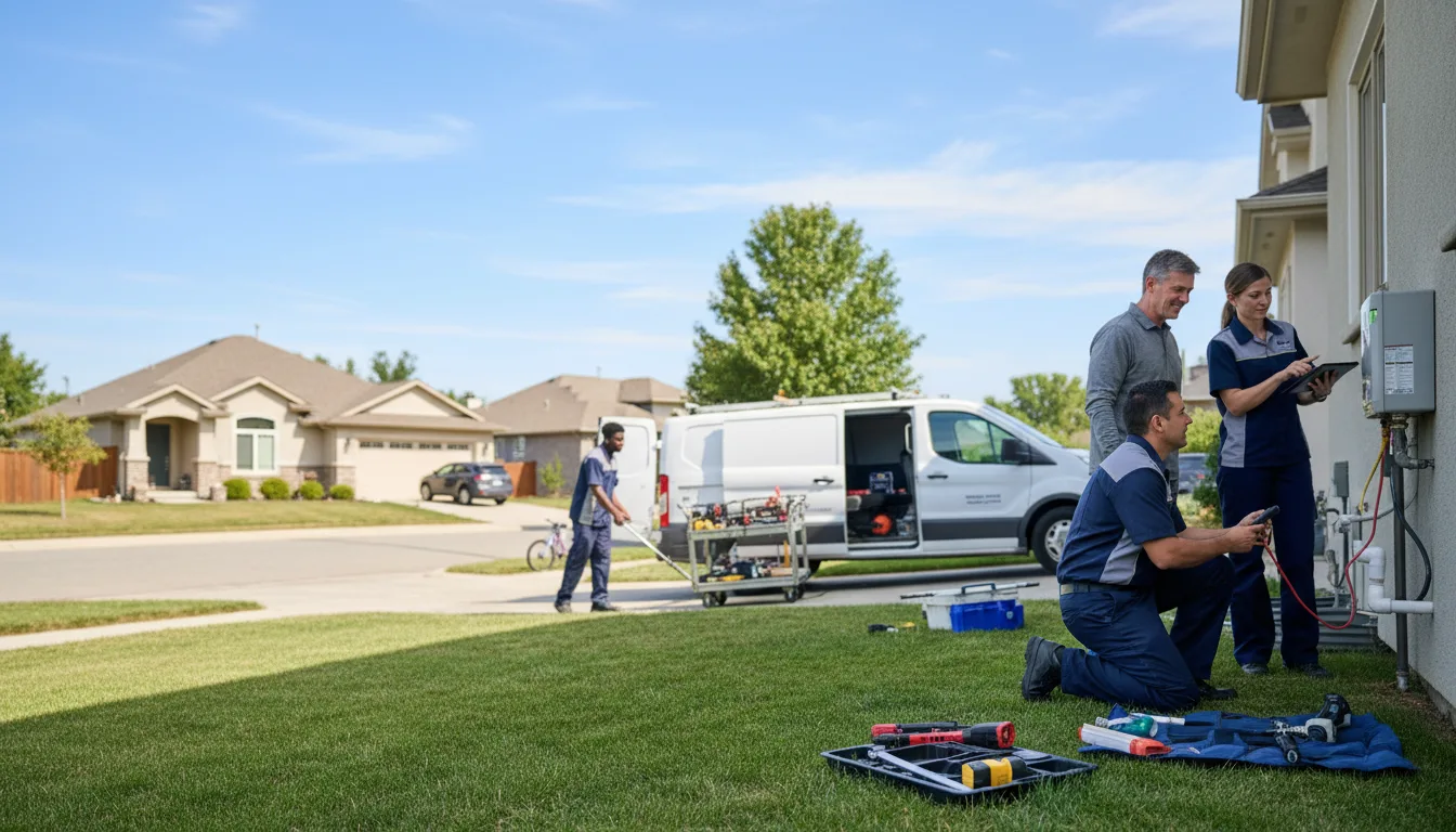 Professional Outdoor Tankless Water Heater Installation in Oakford, IN